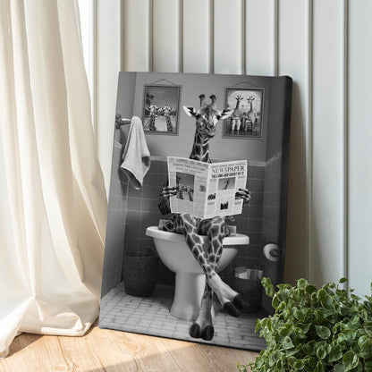 DIHSIEG 12x16 Canvas Wall Art funny bathroom wall art Print Poster Vintage Poster Frameless Floral Can be hung on the Wall Heal Your Heart poster Wall Art Canvas
