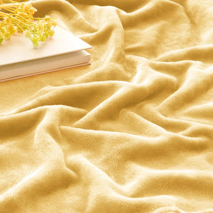 BEDELITE Fleece Blanket Black Throw Blankets for Couch & Bed, Luxury Plush Cozy Fuzzy Blanket 50x60 inches, Super Soft Warm Lightweight Throw Blanket for Travel Camping - Colors A