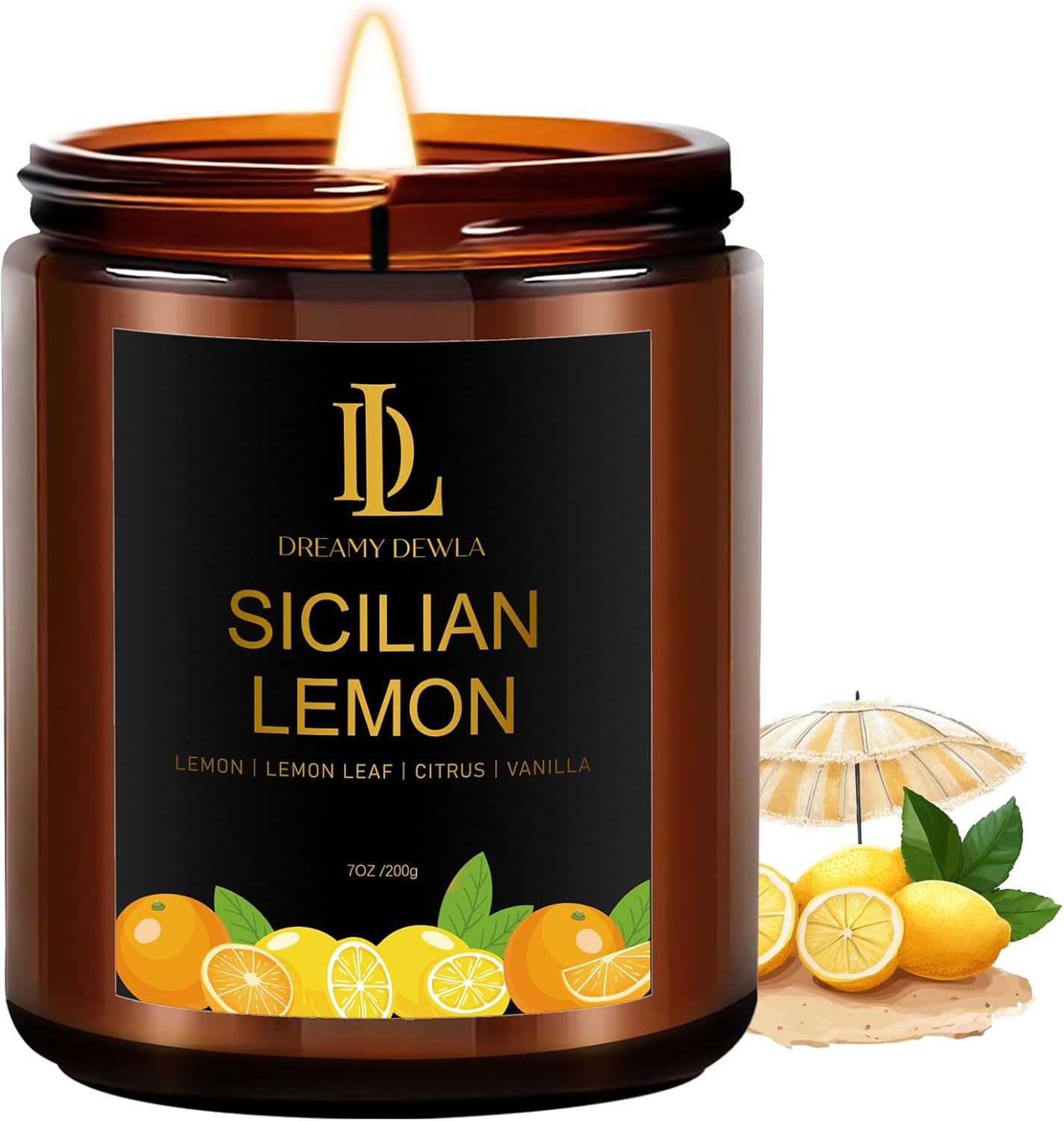 Scented Candles Set, 4 Pack Soy Candles for Home Scented, Candle Gifts for Men Women, Scents of Pineapple Cocktail/Coconut Vanilla/Pink Sands/Bahamian Breeze