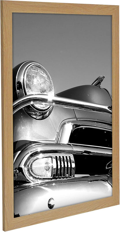 Americanflat 16x20 Picture Frame with Polished Plexiglass - Black Picture Frame - Wide Photo Frames Made of Engineered Wood for Vertical or Horizontal Wall Display - Epic Collection - Black - Colors B