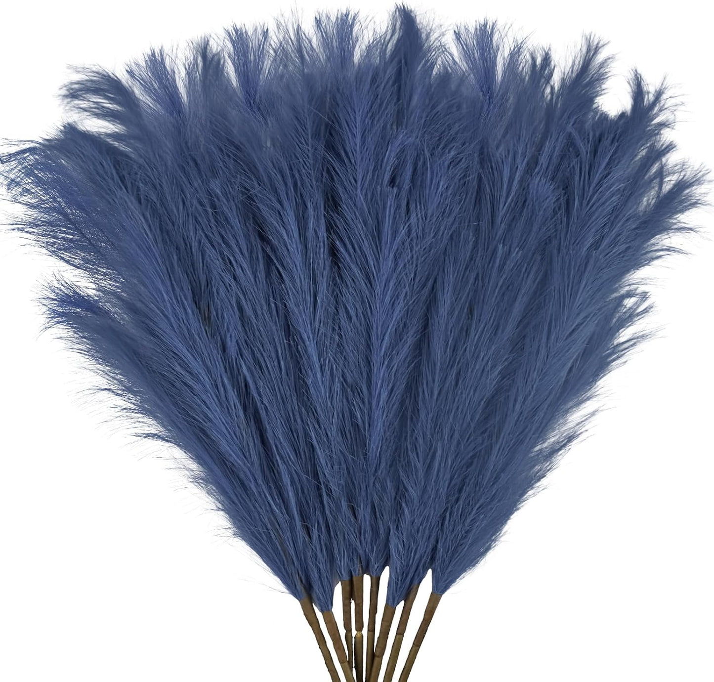 obbsie 50pcs Pink Faux Pampas Grass Decor, 21.6" Short Artificial Floral Branches Vase Filler Flower Arrangement for Home Wedding Boho Outdoor Decor