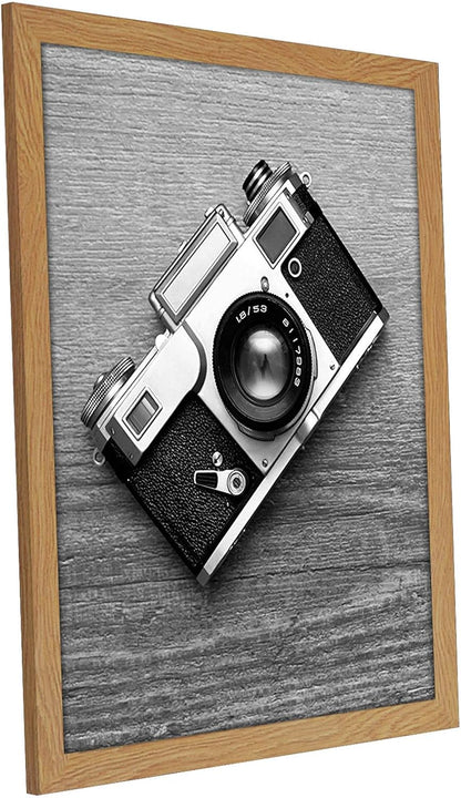 Americanflat 16x20 Picture Frame with Polished Plexiglass - Black Picture Frame - Wide Photo Frames Made of Engineered Wood for Vertical or Horizontal Wall Display - Epic Collection - Black - Colors B