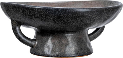 Creative Co-Op Stoneware Bowl w Reactive Glaze, White
