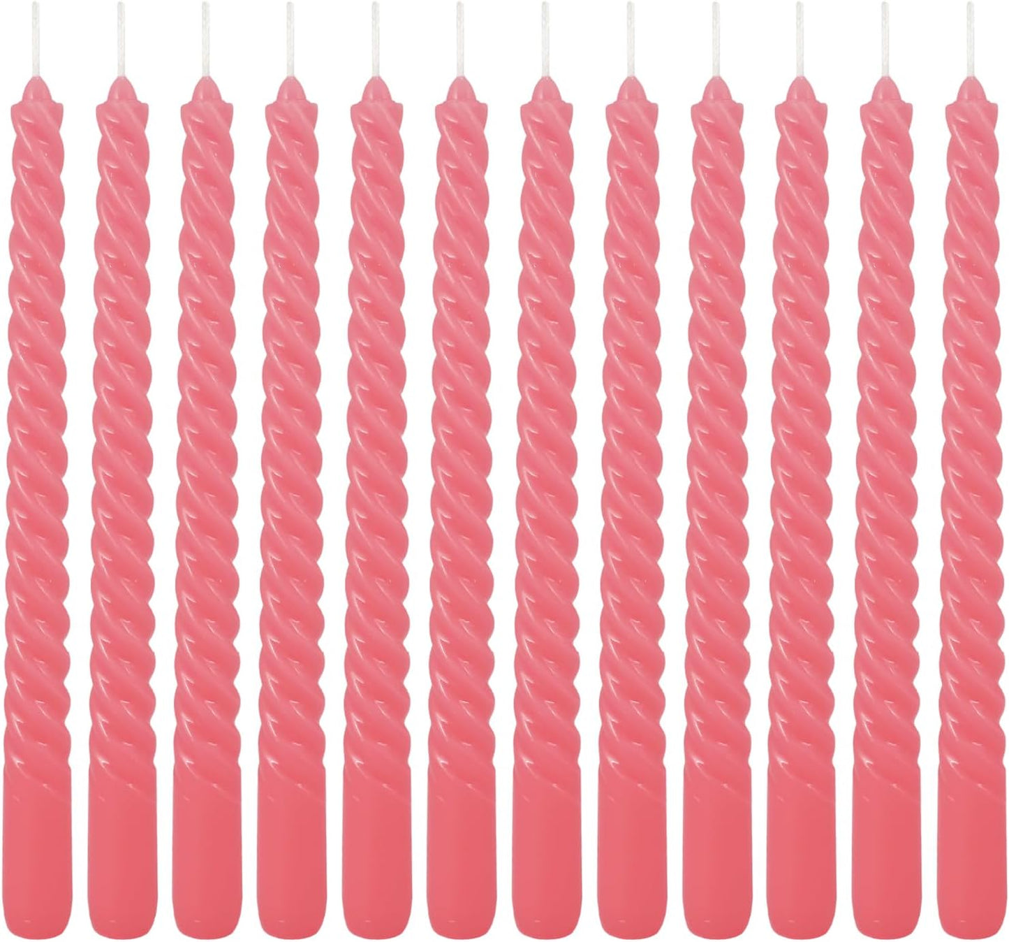 30-Pack 10-Color Taper Candles - 10 Inch Dripless & 10-Hour Burn｜Wedding/Birthday/Home Decor with Premium Wax