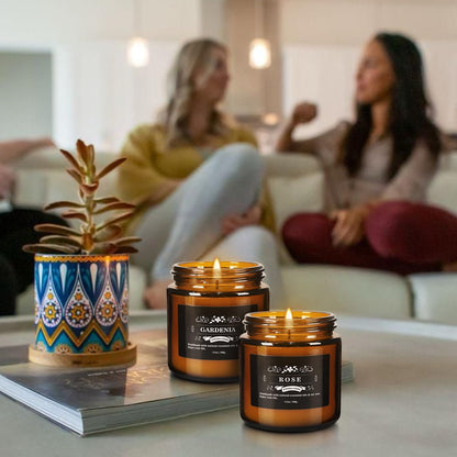 Howemon 24 Pack Scented Candles Set for Home, Relaxing Stress Relief, Aromatherapy - Natural Soy Wax and Fragrance - Gifts for Women, Mom, Best Friend, Wife, Birthday