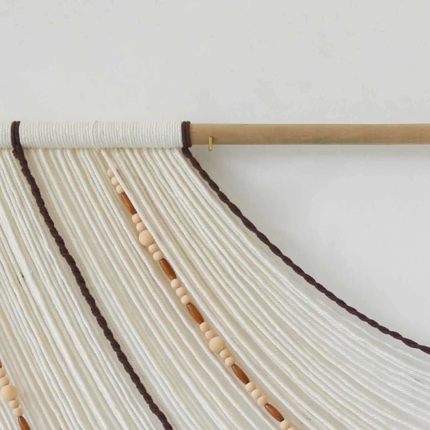 Flber Macrame Wall Hanging Boho Wall Decor Tapestry Dip Dyed Ombre Moss Green Handmade Wall Art Woven Cotton Rope Backdrop with for Bedroom Living Room, 57" W x 39" L