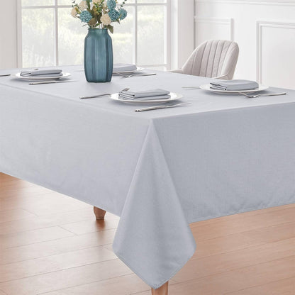 Veblandy Rectangle Tablecloth Waterproof Linen Textured Table Cloth Stain and Wrinkle Resistant Washable, Decorative Fabric Table Cover for Dining, Party and Camping (Sage Green, 52 * 70)