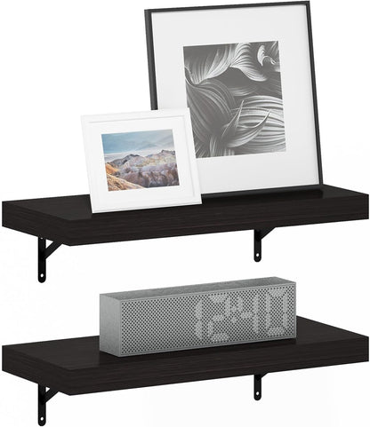 Furinno Rossi 5-Tier Wall Mount Floating Radial Corner Shelf, White