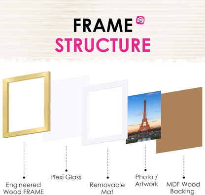 FIXSMITH 10 Pack Picture Frames Collage Wall Decor for Mounting or Tabletop Display, Gallery Wall Frame Set with Two 8x10 Black Frames, Four 5x7 Frames and Four 4x6 Frames, Multi-Pack Photo Frame Set