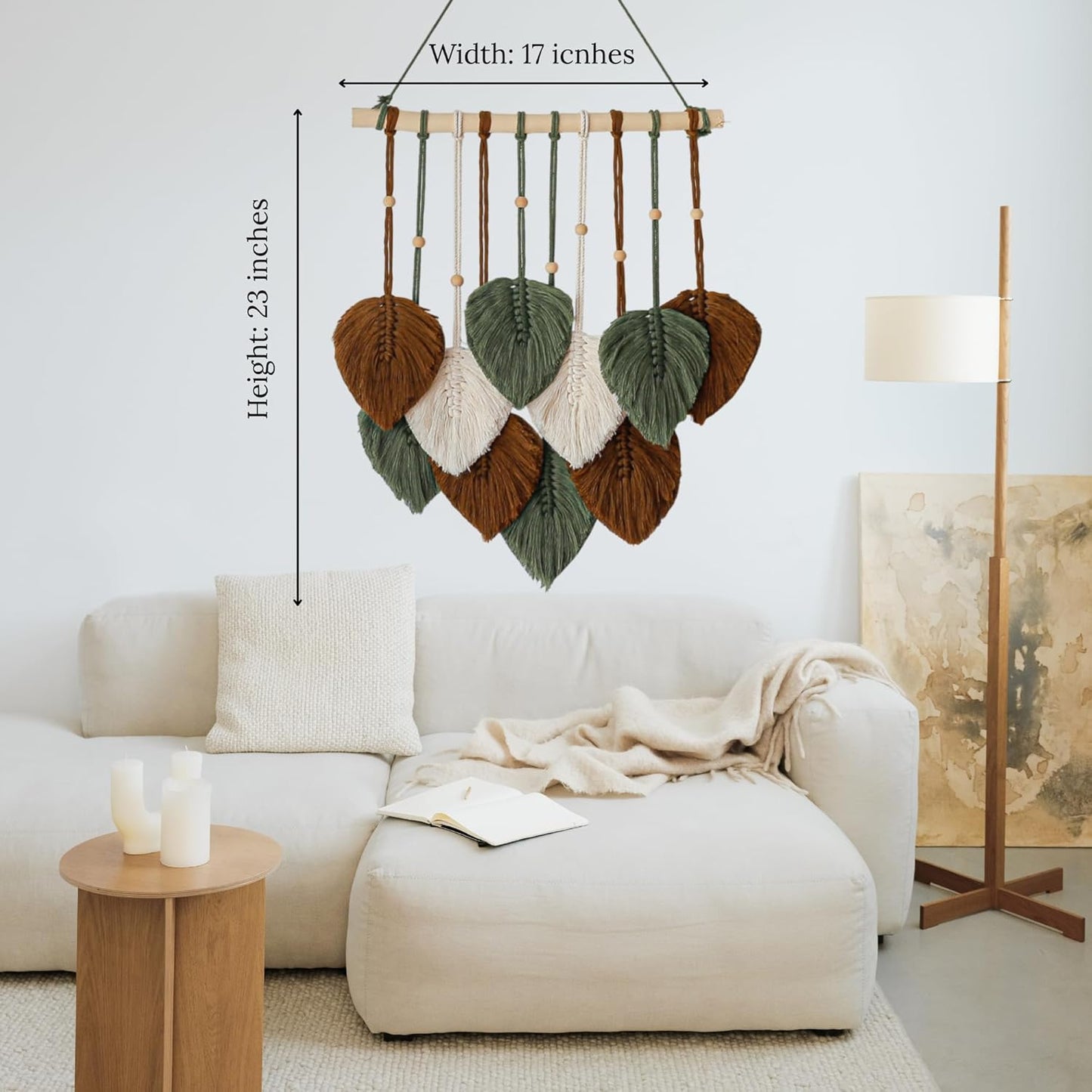 Boho Wall Decor - Large Macrame Wall Hanging - Boho Bedroom Decor - Tapestry for Bedroom - 31x39 inches