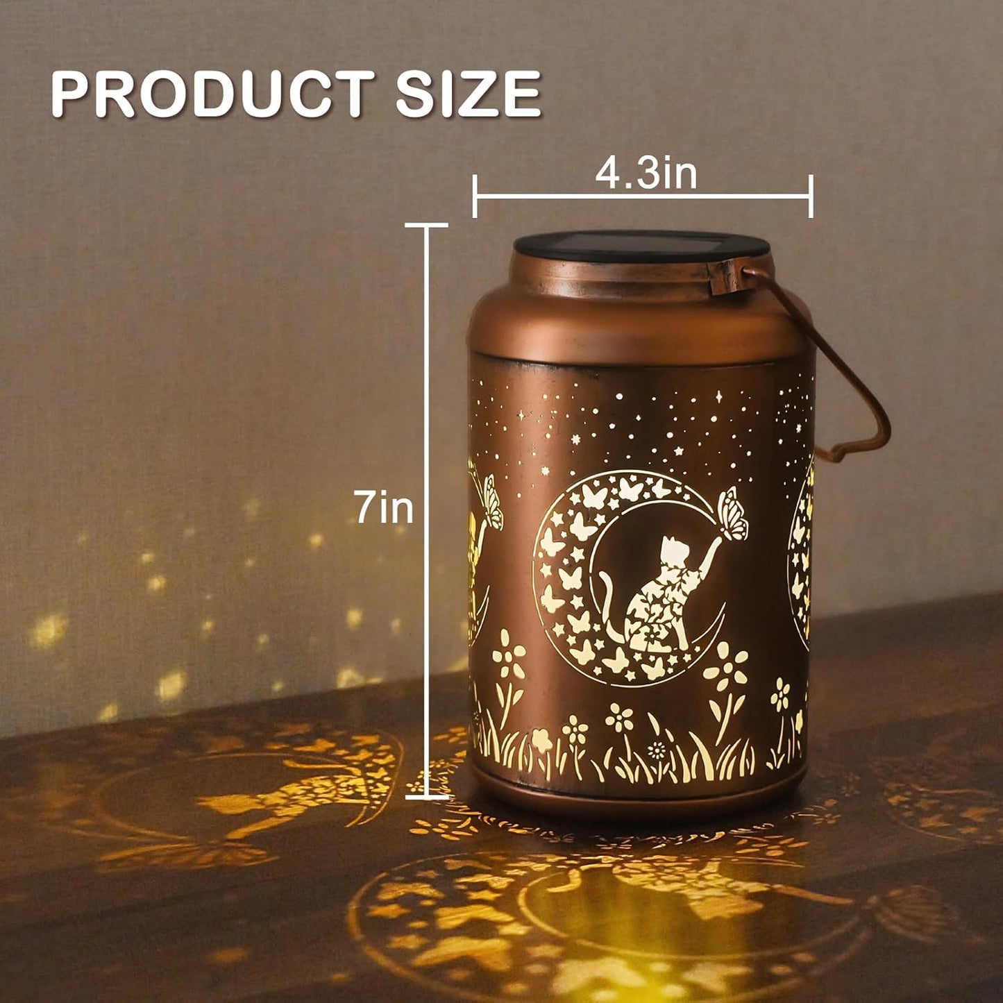 Mothers Day Gifts for Mom Grandma - Birthday Day Gifts for Women, Hummingbird Solar Lantern Outdoor Waterproof, Garden Decor