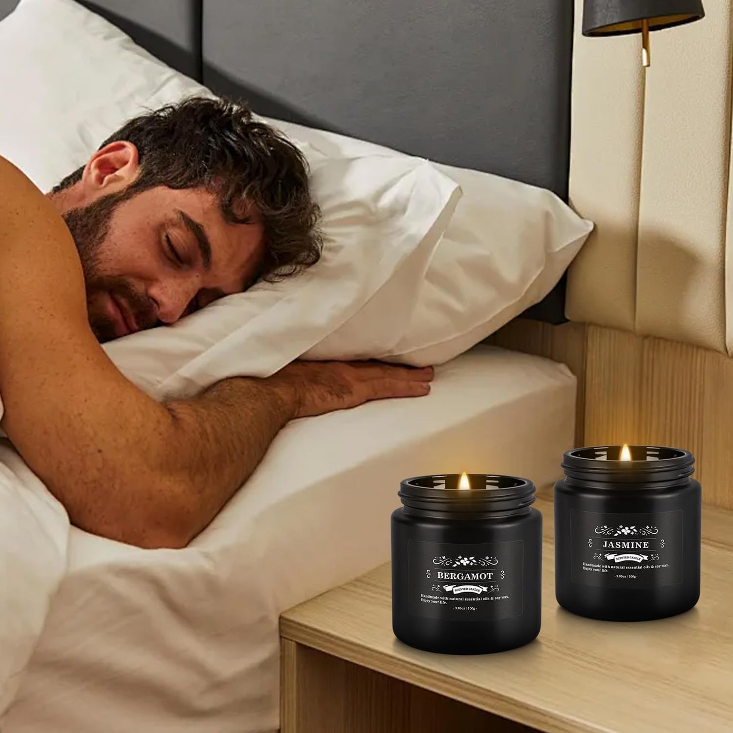 Howemon 24 Pack Scented Candles Set for Home, Relaxing Stress Relief, Aromatherapy - Natural Soy Wax and Fragrance - Gifts for Women, Mom, Best Friend, Wife, Birthday