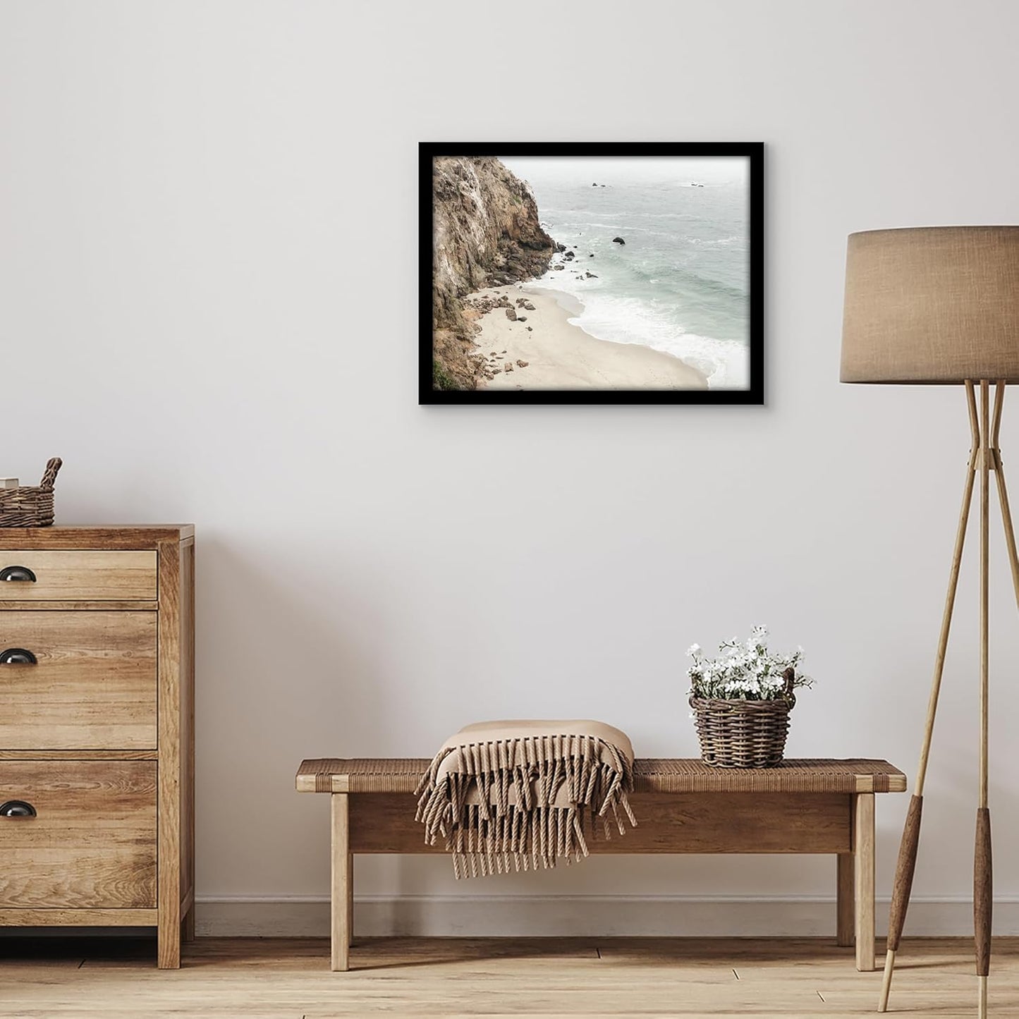 Americanflat 16x20 Picture Frame with Polished Plexiglass - Black Picture Frame - Wide Photo Frames Made of Engineered Wood for Vertical or Horizontal Wall Display - Epic Collection - Black - Colors B