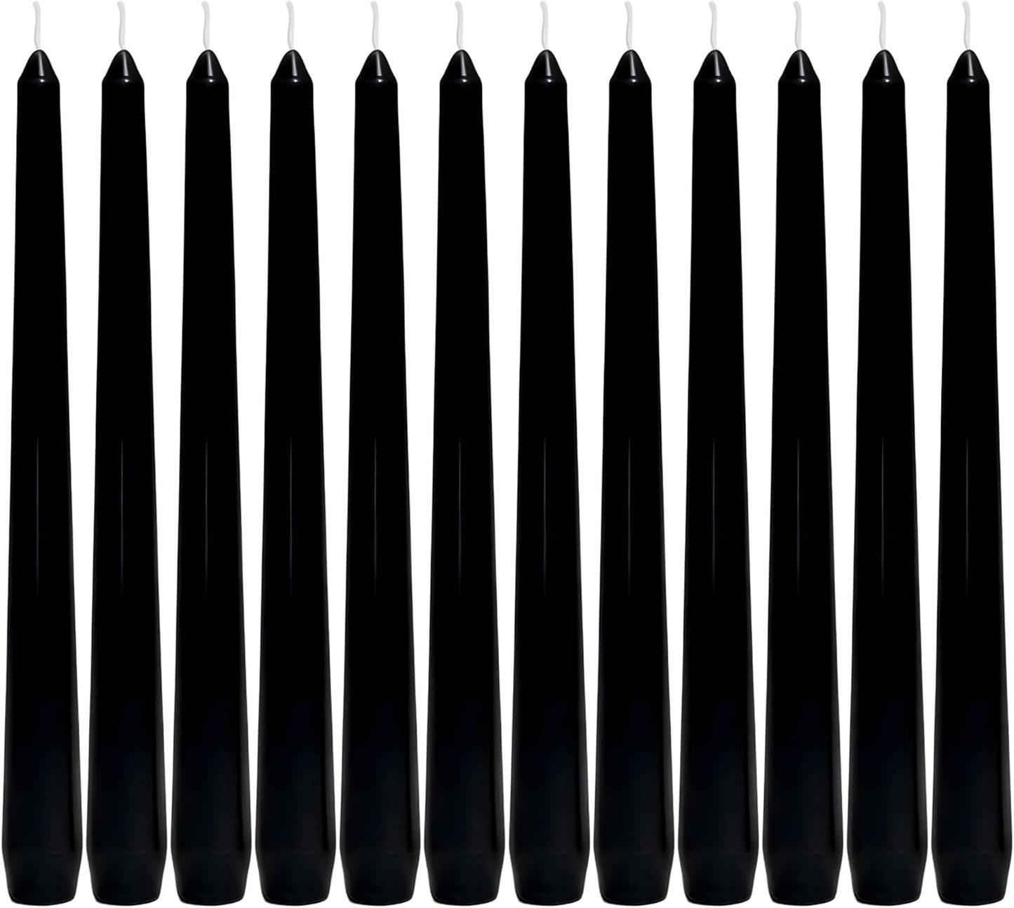 4 Pack White Taper Candles丨Taper Candles 10 Inch Dripless丨Unscented & Smokeless Candlesticks Bulk丨7-8 Hours Long Burning Tall Candles丨Ideal for Christmas Weddings Parties Dinner