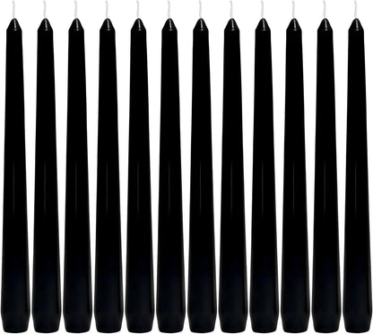 4 Pack White Taper Candles丨Taper Candles 10 Inch Dripless丨Unscented & Smokeless Candlesticks Bulk丨7-8 Hours Long Burning Tall Candles丨Ideal for Christmas Weddings Parties Dinner