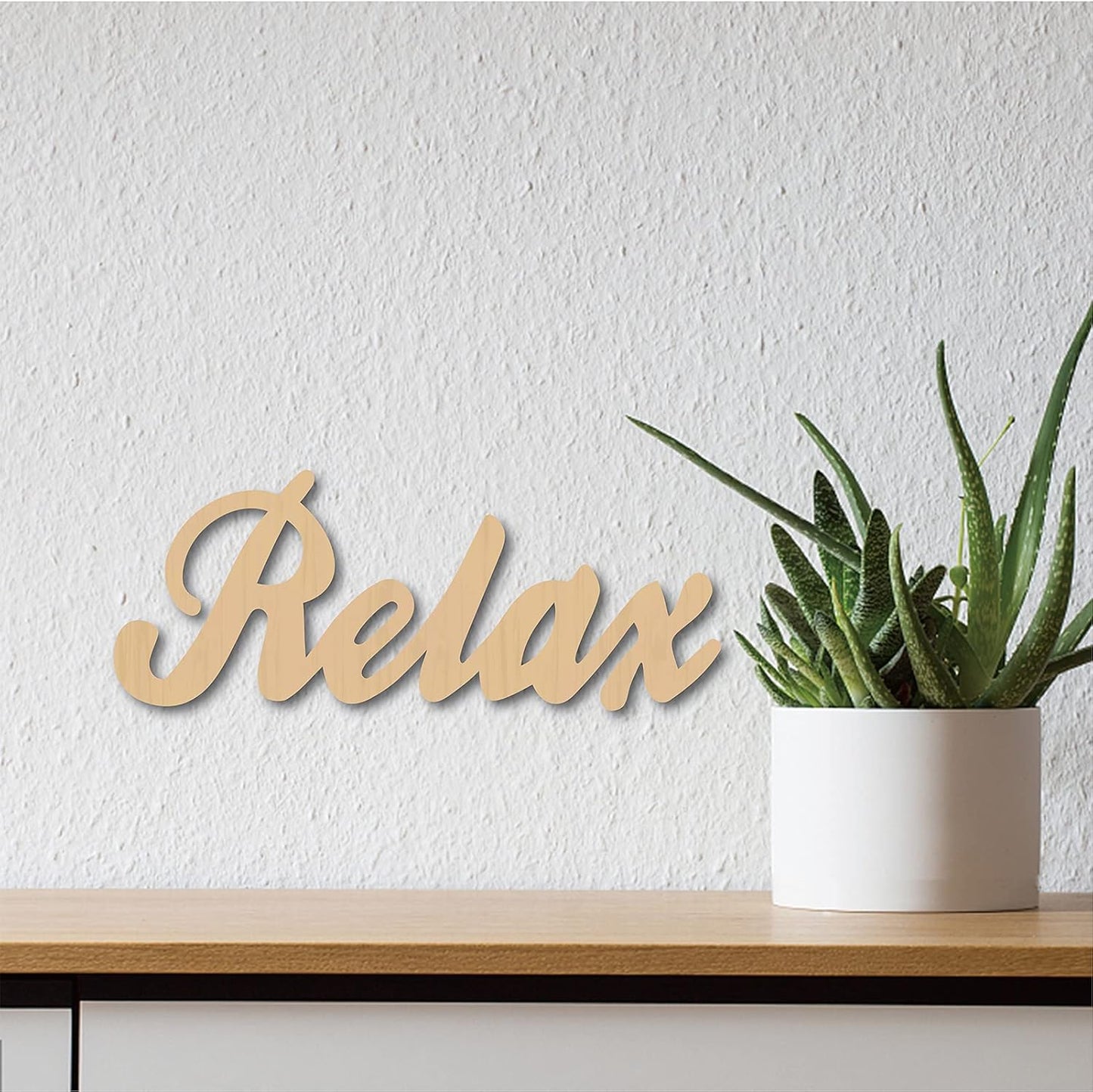 CREATCABIN Welcome Sign Welcome Wood Cutout Wooden Wall Decor Letters Laser Cut Art Unfinished Rustic Decorative DIY for Front Door Home Gallery Porch Coffee Bar Wreath Gift 11.8 x 2.4 Inch