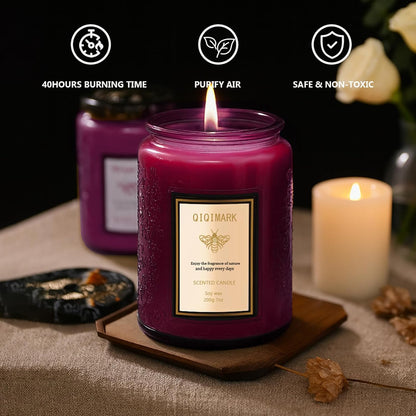 Mother’s Day Candles Gift Set for Mom, Natural Soy Wax Scented Jar Candles 6-Pack, Aromatherapy Candles for Home, 42oz 300 Hours Long Lasting, Gifts for Women