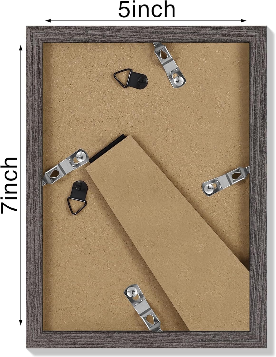 Vittanly 11x14 Picture Frame, Display Pictures 8x10 with Mat or 11x14 without Mat, Photo Frame for Wall Mounting, Black, 1 Pack - Colors B