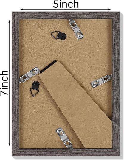 Vittanly 11x14 Picture Frame, Display Pictures 8x10 with Mat or 11x14 without Mat, Photo Frame for Wall Mounting, Black, 1 Pack - Colors B