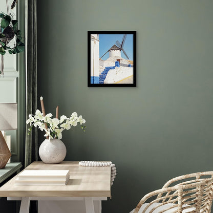 Americanflat 12x18 Poster Frame with Shatter-Resistant Glass - Signature Collection - Gallery-Style Frames Made of Engineered Wood - Photo Frame for Wall Display - Black - Colors B
