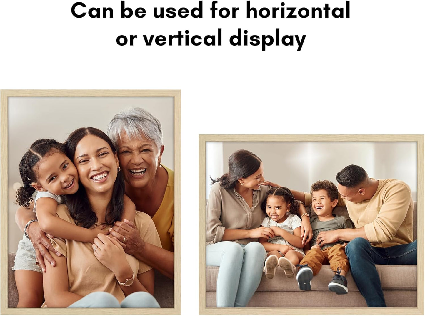 Americanflat 24x36 Poster Frame with Polished Plexiglass - Streamline Collection - Thin Border Picture Frame for Wall Display - Hanging Hardware Included - Black - Colors D
