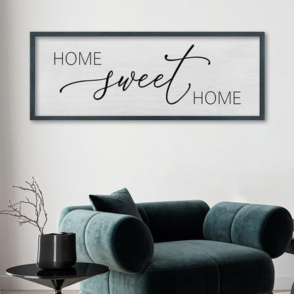 FZMHASLWW Gather Sign Wall Decor 32"×12" Large Wooden Framed for Dining Room Simple Home Kitchen Hanging Art (Wood)