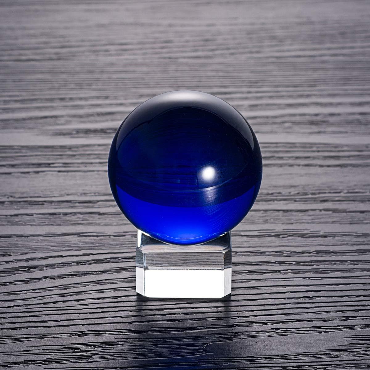 LONGWIN 50mm(2 inch) K9 Photography Solid Crystal Glass Ball Sphere with Free Stand Suncatcher (Clear)
