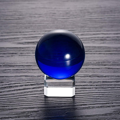 LONGWIN 50mm(2 inch) K9 Photography Solid Crystal Glass Ball Sphere with Free Stand Suncatcher (Clear)