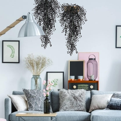 RECUTMS Fake Hanging Plants Artificial Ferns for Outdoor Hanging Faux Plants Vine Ivy Faux Fern Hanging Vines Wall Plants for Home Garden Party Wedding Decor (White 4P)