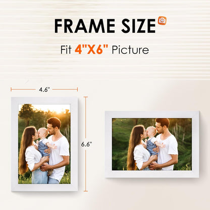 FIXSMITH 10 Pack Picture Frames Collage Wall Decor for Mounting or Tabletop Display, Gallery Wall Frame Set with Two 8x10 Black Frames, Four 5x7 Frames and Four 4x6 Frames, Multi-Pack Photo Frame Set