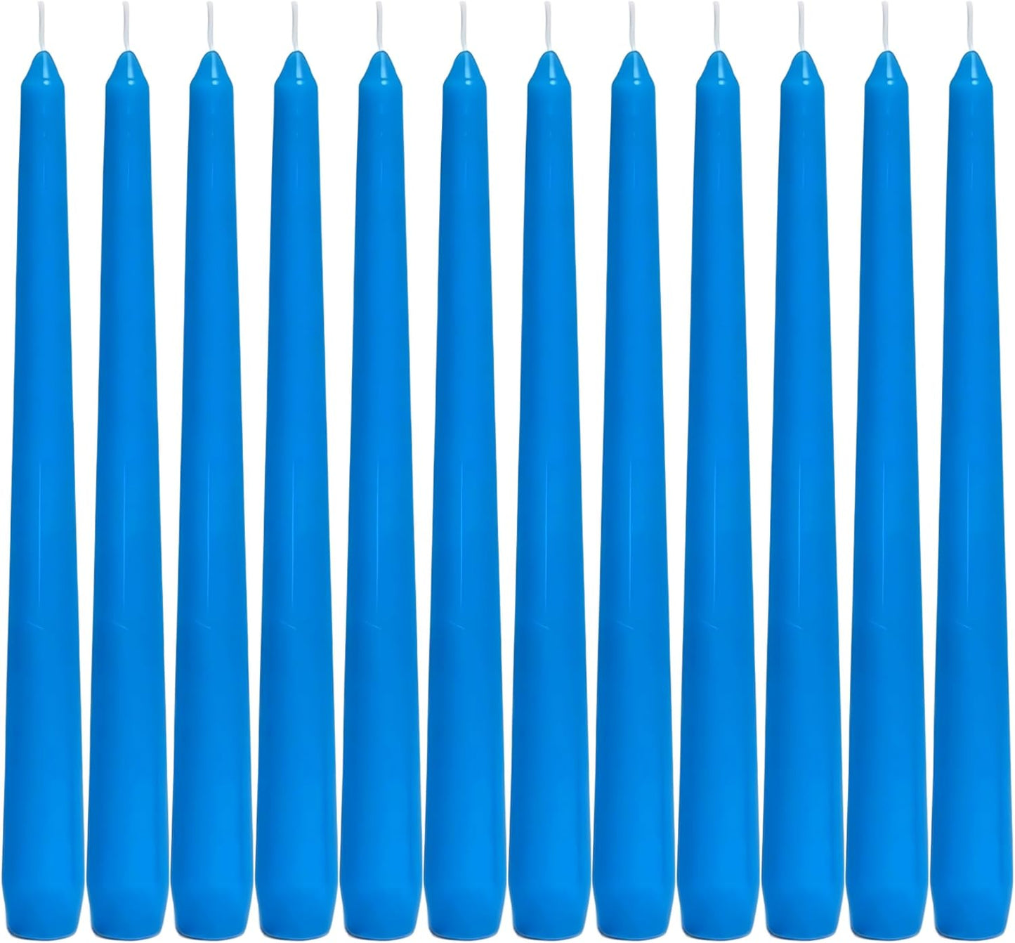 4 Pack White Taper Candles丨Taper Candles 10 Inch Dripless丨Unscented & Smokeless Candlesticks Bulk丨7-8 Hours Long Burning Tall Candles丨Ideal for Christmas Weddings Parties Dinner
