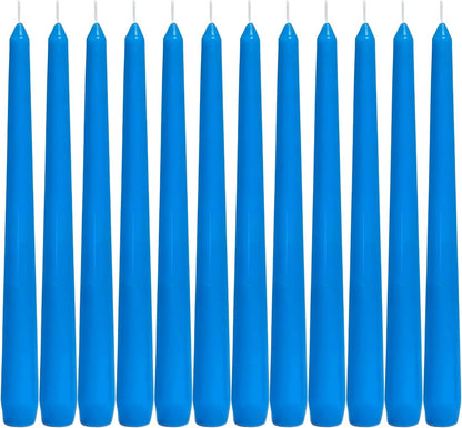 4 Pack White Taper Candles丨Taper Candles 10 Inch Dripless丨Unscented & Smokeless Candlesticks Bulk丨7-8 Hours Long Burning Tall Candles丨Ideal for Christmas Weddings Parties Dinner