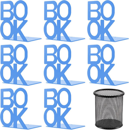 Book Ends,BookEnds Supports for Bookrack Desk,Bookend are Used for Books, Unique Appearance Design,Heavy Duty