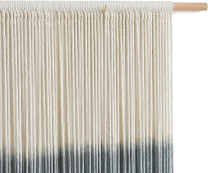 Flber Macrame Wall Hanging Macrame Wall Decor Large-Scale Tie-Dye Tapestry Living Home Room Wall Decor 57" Wx 35" L