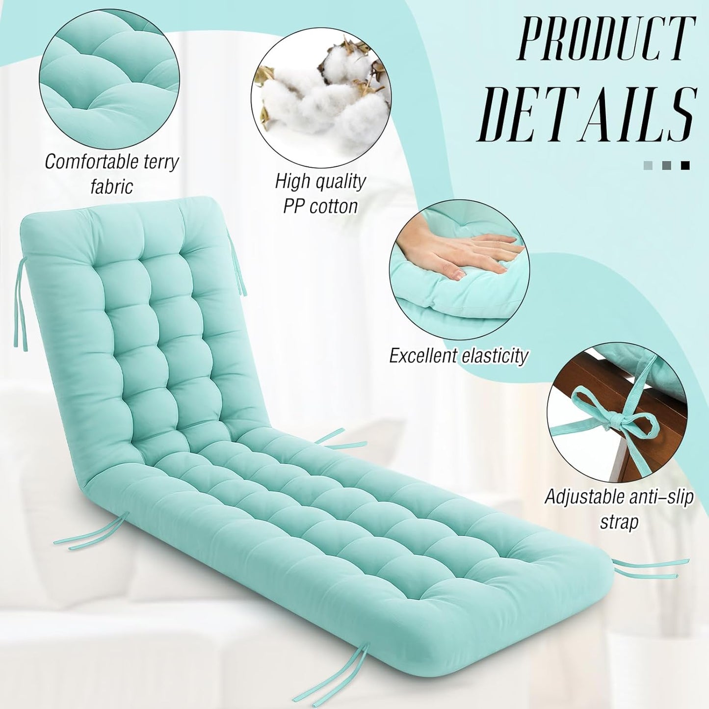 Vercraft Long Floor Cushion Large Floor Cushion with Brushed Cotton Jumbo Lounger Pillow for Outdoor Indoor Bay Window Meditation Yoga Reading Sleeping(Pink)