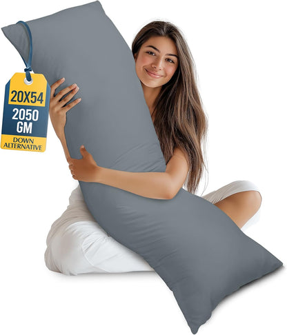 Utopia Bedding Full Body Pillow for Adults (White, 20 x 54 Inch), Long Pillow Insert for Sleeping, Ideal for Side Sleepers
