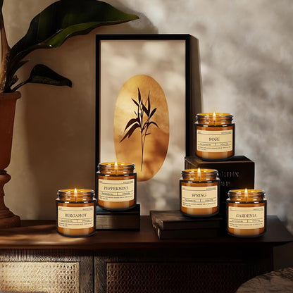 Howemon 24 Pack Scented Candles Set for Home, Relaxing Stress Relief, Aromatherapy - Natural Soy Wax and Fragrance - Gifts for Women, Mom, Best Friend, Wife, Birthday