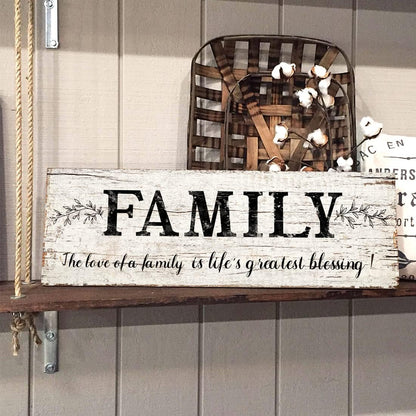 Quotes Wall Decor Enjoy the Little Things Sign Family Wall Signs Canvas Prints Rustic Wooden Wall Art Wood Pictures for Living Room Bedroom Office Home Decor, 6 X 17 Inch Framed