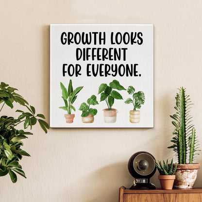 Inspirational Farmhouse Canvas Print Wall Art Decor One Small Positive Thought in the Morning Can Change Your Whole Day Sign Painting Plaque Rustic Home Decoration (8 X 8 Inches, Framed)