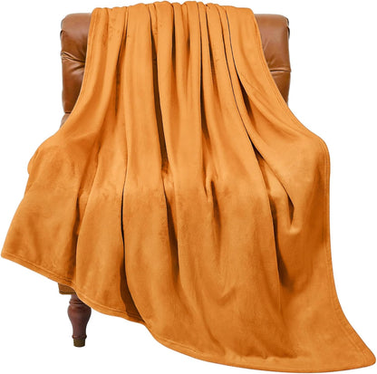 BEDELITE Fleece Blanket Black Throw Blankets for Couch & Bed, Luxury Plush Cozy Fuzzy Blanket 50x60 inches, Super Soft Warm Lightweight Throw Blanket for Travel Camping - Colors A