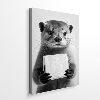 DIHSIEG 12x16 Canvas Wall Art funny bathroom wall art Print Poster Vintage Poster Frameless Floral Can be hung on the Wall Heal Your Heart poster Wall Art Canvas
