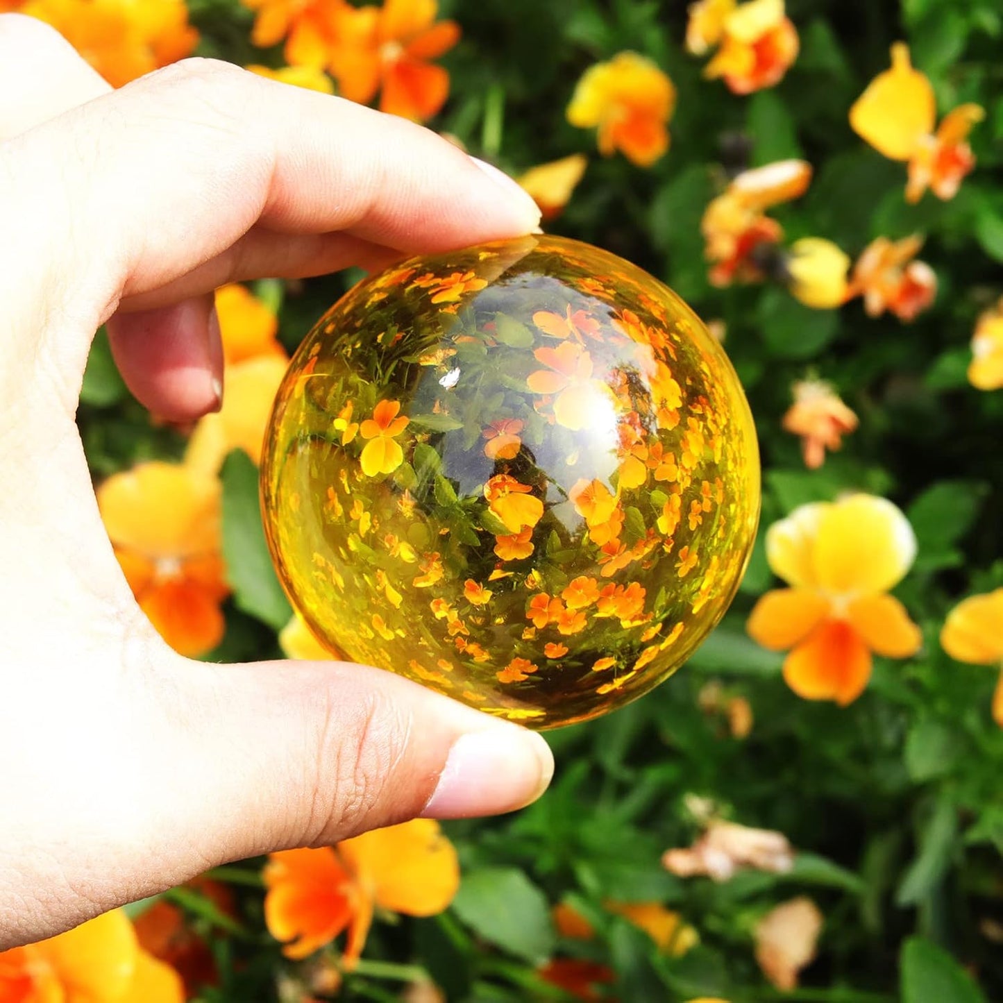 LONGWIN 50mm(2 inch) K9 Photography Solid Crystal Glass Ball Sphere with Free Stand Suncatcher (Clear)