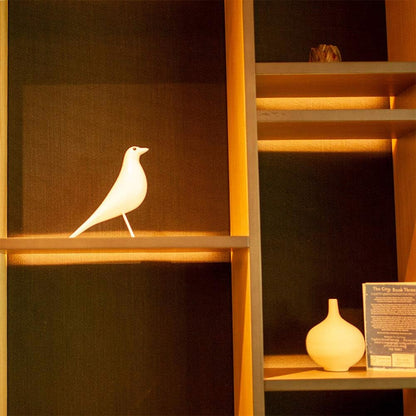Mid Century Sculpture House Bird - Office Decor Desk Dove Ornament Arts Gift Replica (Yellow)