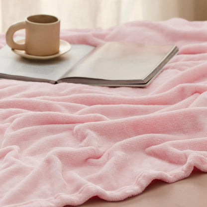 Bedsure GentleSoft Fleece Throw Blanket for Couch Grey - Lightweight Plush Fuzzy Cozy Soft Blankets and Throws for Sofa, Couch, Travel, Camping, 50x60 inches - Colors A