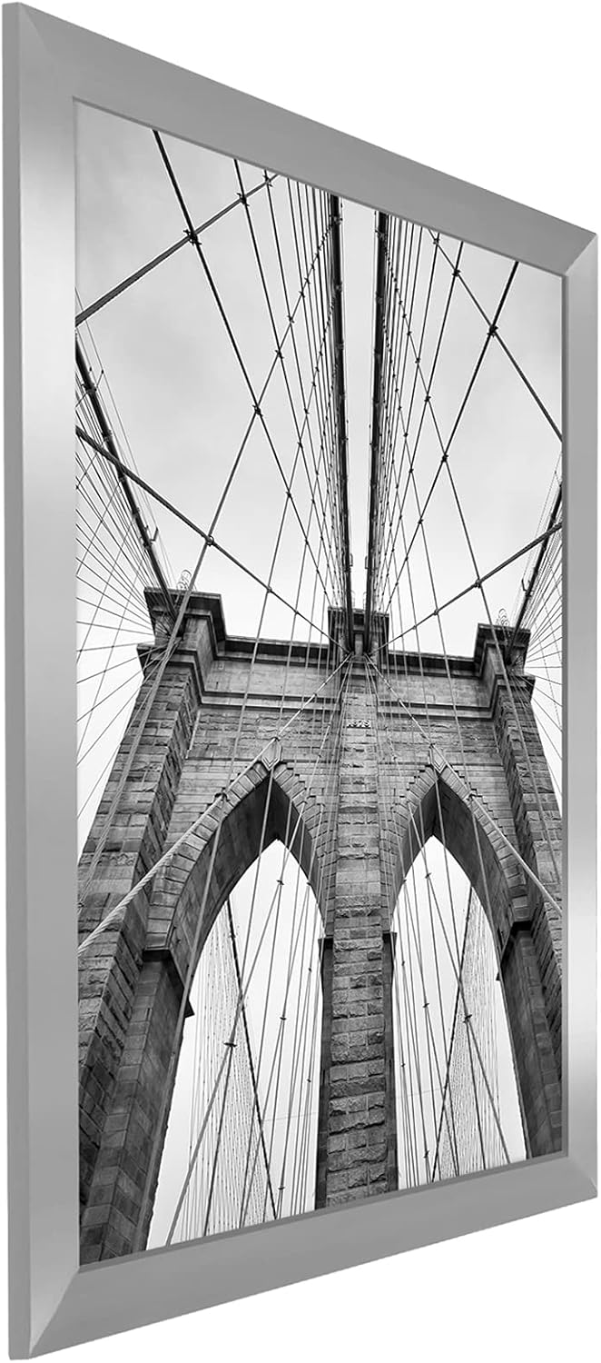 Americanflat 16x20 Picture Frame with Polished Plexiglass - Black Picture Frame - Wide Photo Frames Made of Engineered Wood for Vertical or Horizontal Wall Display - Epic Collection - Black - Colors C