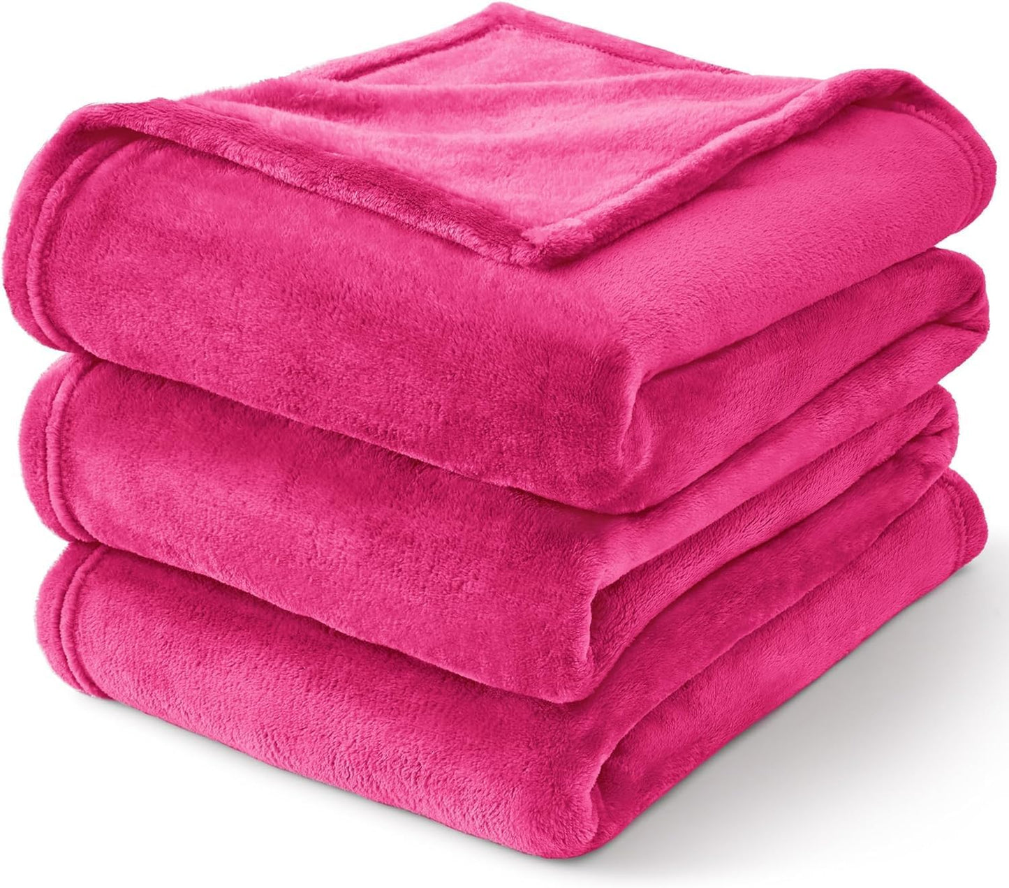 BEDELITE Fleece Blanket Black Throw Blankets for Couch & Bed, Luxury Plush Cozy Fuzzy Blanket 50x60 inches, Super Soft Warm Lightweight Throw Blanket for Travel Camping - Colors A