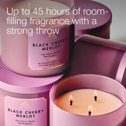 Bath & Body Works Mahogany Teakwood Intense 3-Wick Candle - Scented Candle for At-Home Use - Long-Lasting, Room-Filling Fragrance - High Fragrance Oil Concentration - Soy Wax Blend