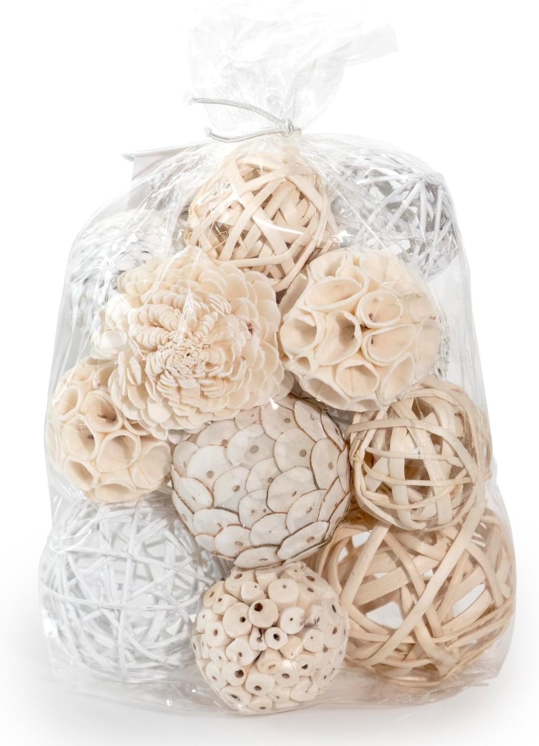 ANDALUCA Decorative Balls Bag Bowl Filler Home Decor (Beige)