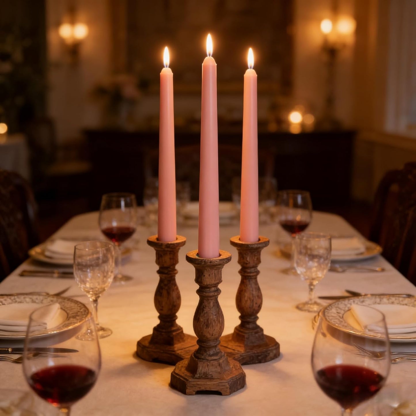 12-Pack Olive Green Taper Candles, 10 Inch Unscented Dripless Candlesticks, Long-Lasting Burn Time of 7-8 Hours, Perfect for Christmas Home Décor Spring and St. Patrick's Day