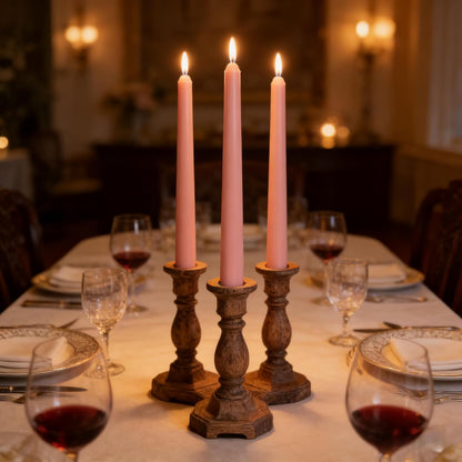 12-Pack Olive Green Taper Candles, 10 Inch Unscented Dripless Candlesticks, Long-Lasting Burn Time of 7-8 Hours, Perfect for Christmas Home Décor Spring and St. Patrick's Day